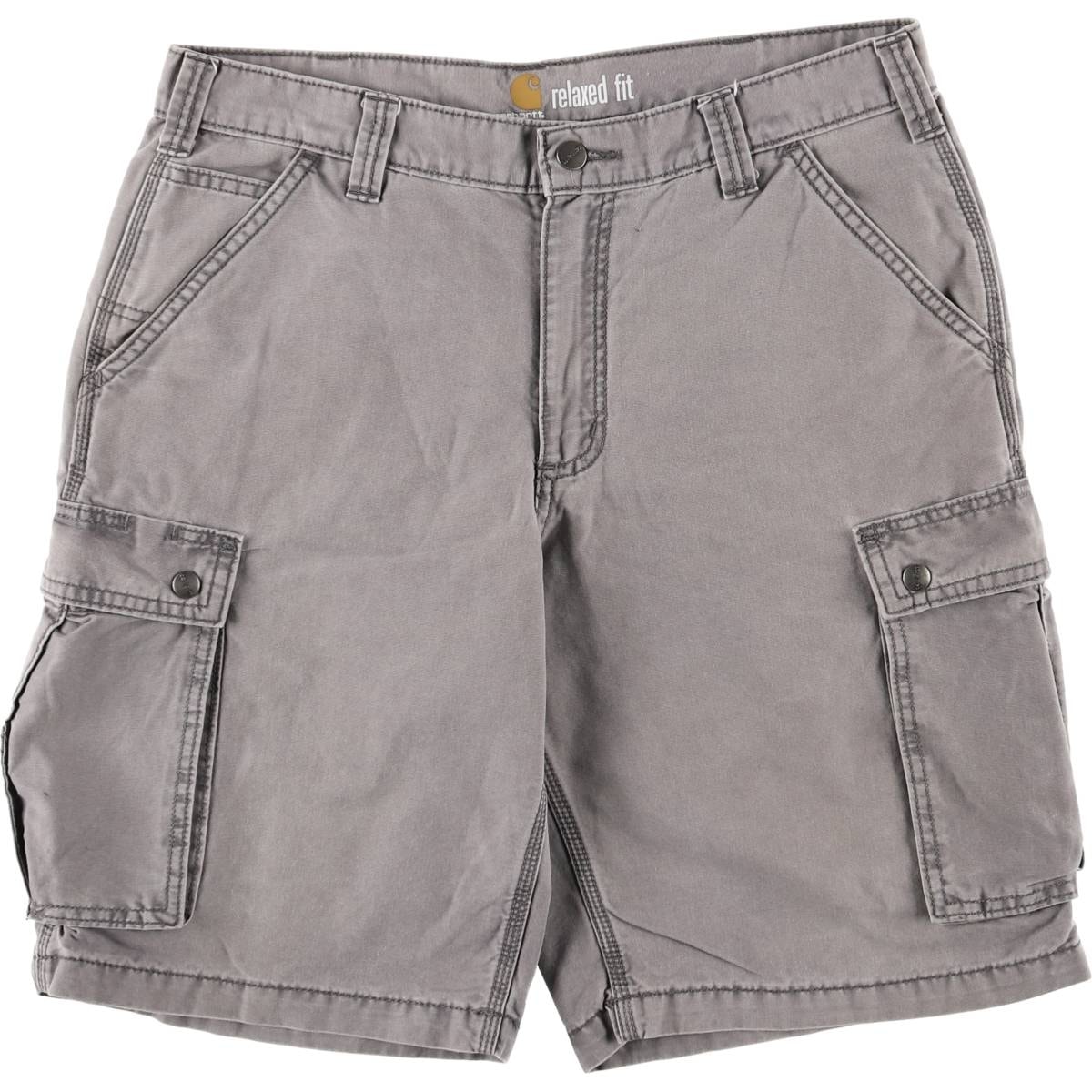 古着 カーハート Carhartt RELAXED FIT ダック地 ワークショーツ ハーフパンツ カーゴパンツ メンズw35相当/eaa576671
