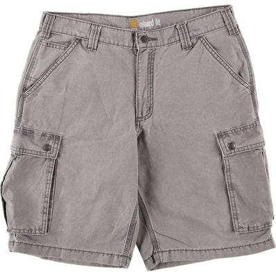 古着 カーハート Carhartt RELAXED FIT ダック地 ワークショーツ ハーフパンツ カーゴパンツ メンズw35相当/eaa576671