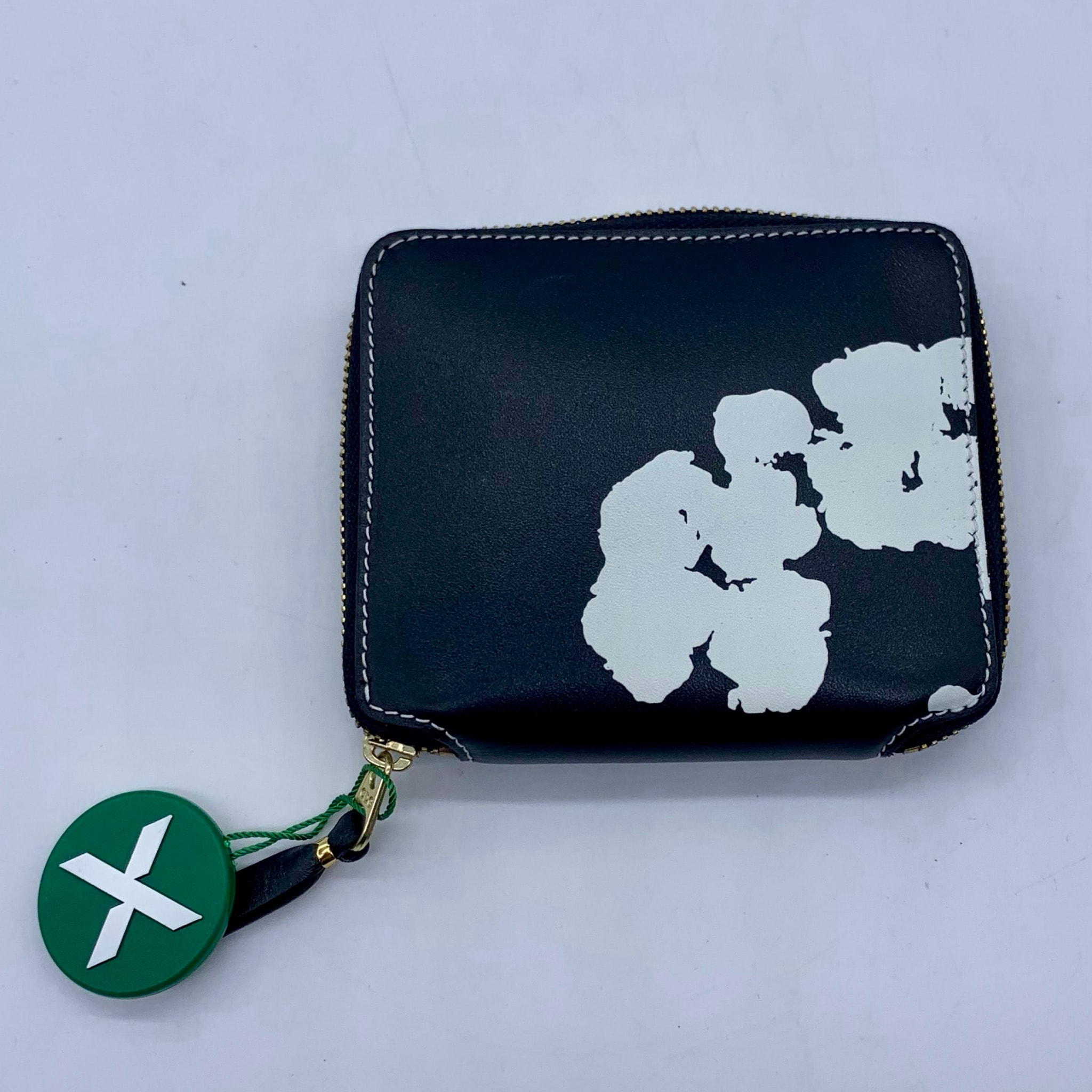 DENIM TEARS x CDG Wreath Full Zip Around Wallet "Black"