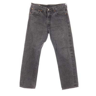 【中古】リーバイス Levi's 501 150周年記念 コットンヘンプ デニムパンツ ジーンズ グレー【サイズ32】【メンズ】