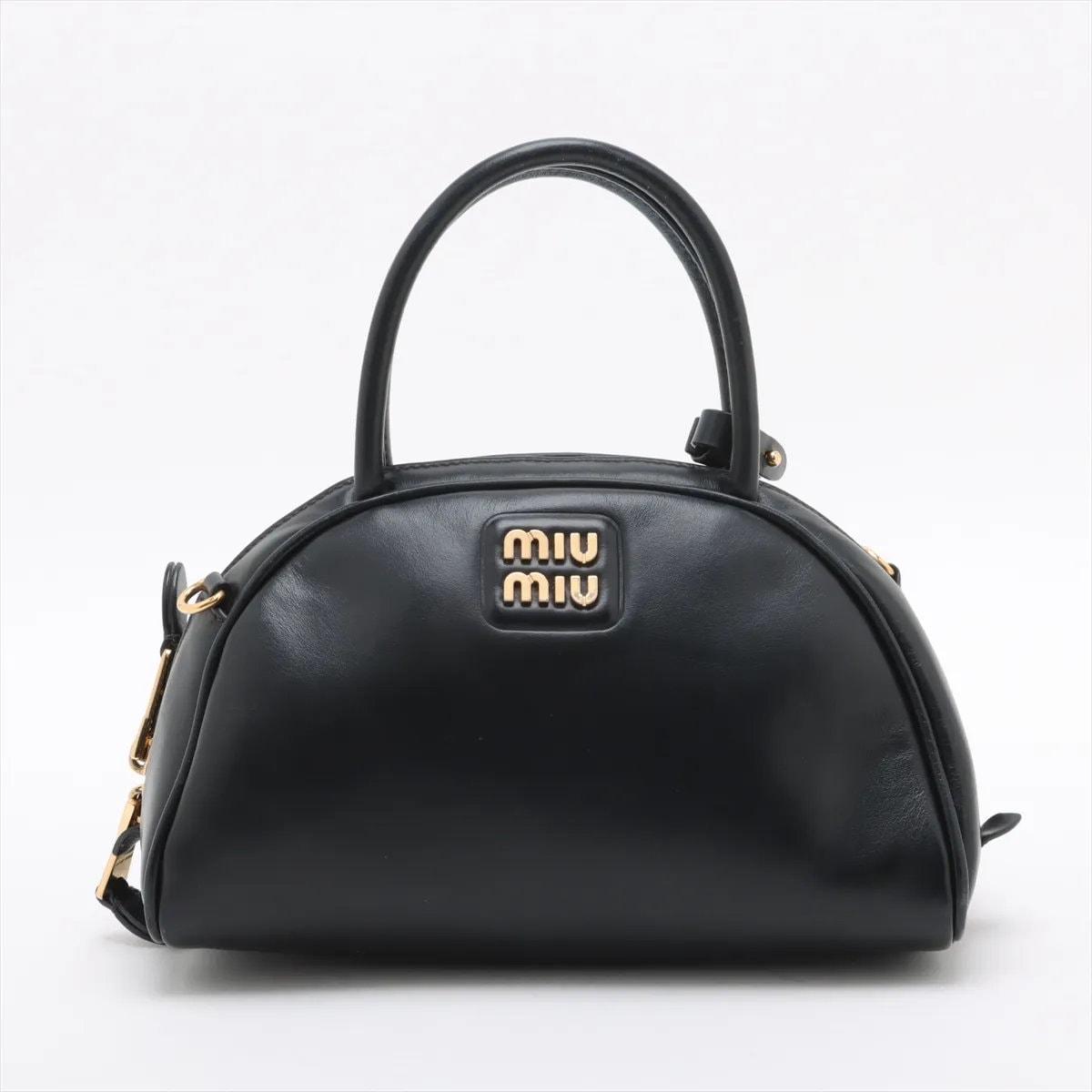 ■美品 ミュウミュウ ハンドバッグ レザー