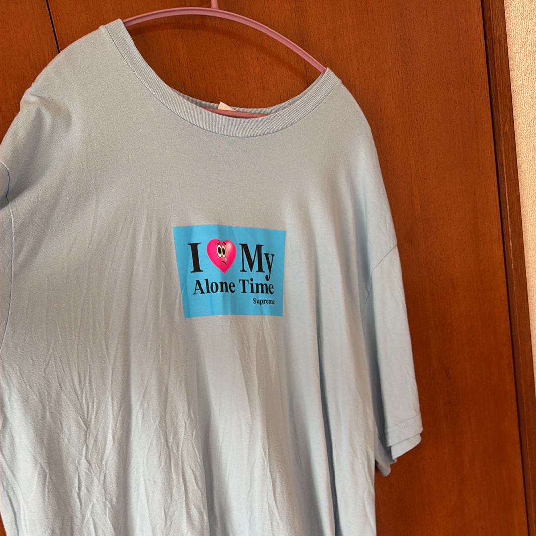 Supreme Alone Time Tee "Powder Blue"