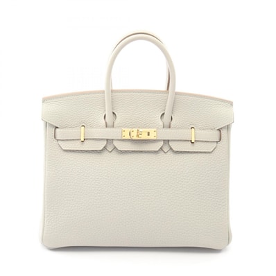 エルメス HERMES バーキン25 ハンドバッグ バッグ レザー トゴ トゴ U刻印(2022年製造) レディース グレー系 【中古】
