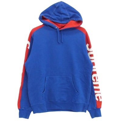 Supreme シュプリーム パーカー 18SS Sideline Hooded Sweatshirt サイドライン フーデッドスウェットシャツ プルオーバー パーカー【中古】