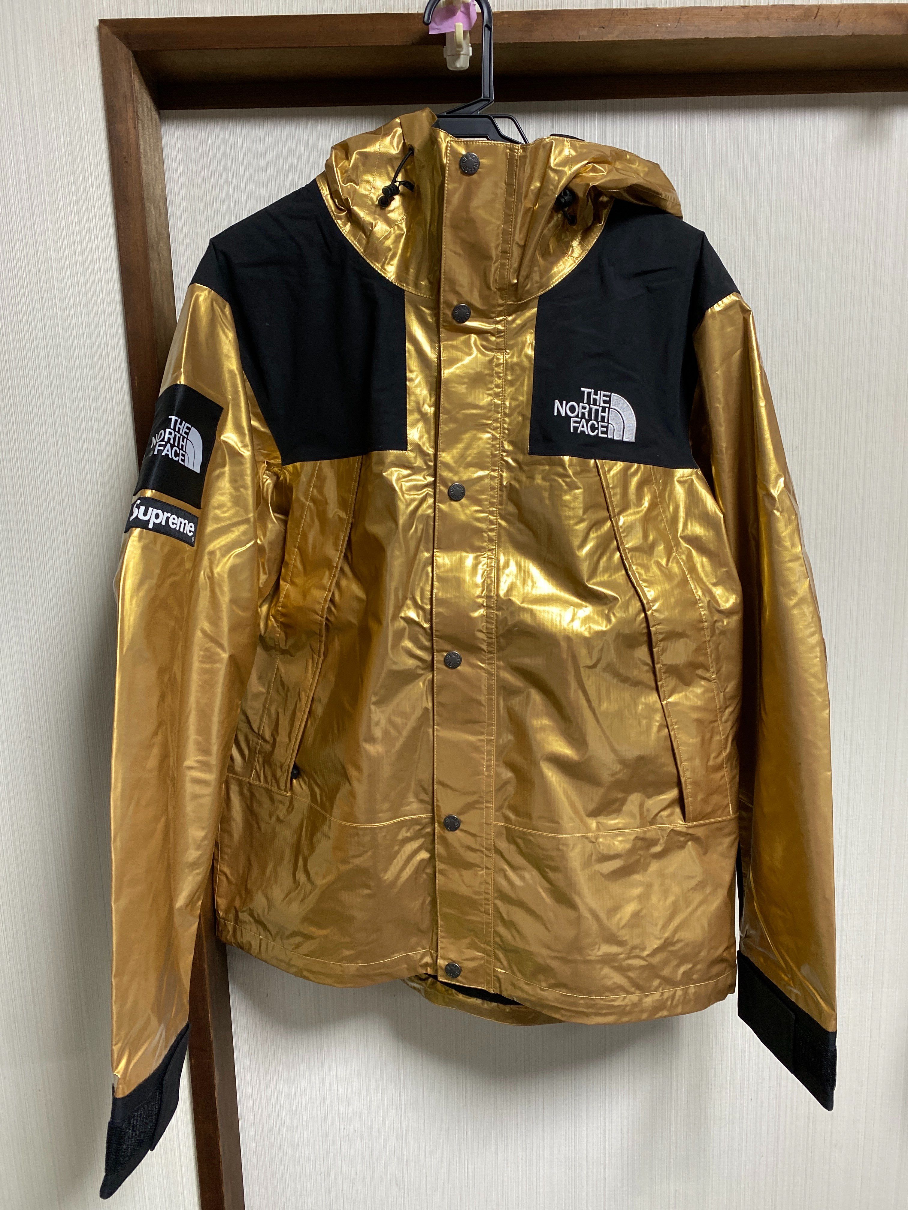 Supreme x The North Face Metallic Mountain Parka "Gold"