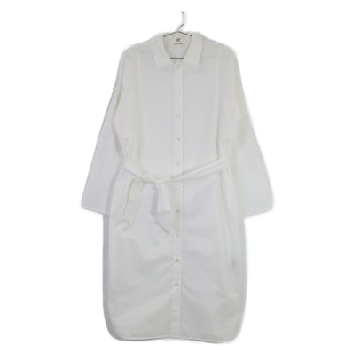 エルメス 【美品】ROSE ESPRIT CHEMISE TWILL DE COTTON AIRO コットン ベルト付 シャツ 40