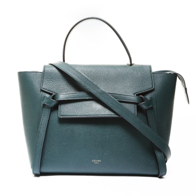 セリーヌ CELINE ベルトバッグ レザー 2WAY ショルダーバッグ【中古】
