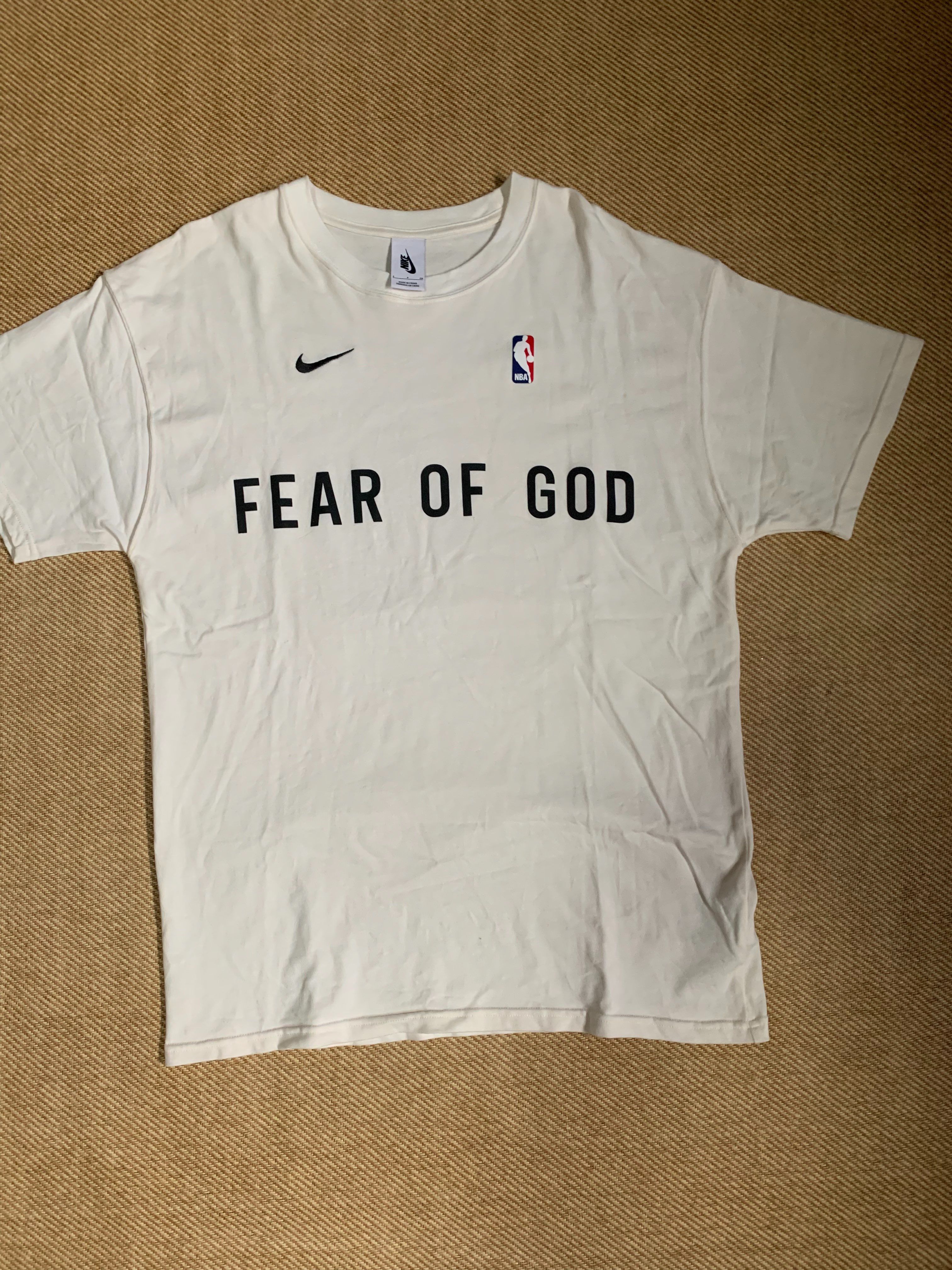 FEAR OF GOD / Nike Warm Up T-Shirt "Sail"