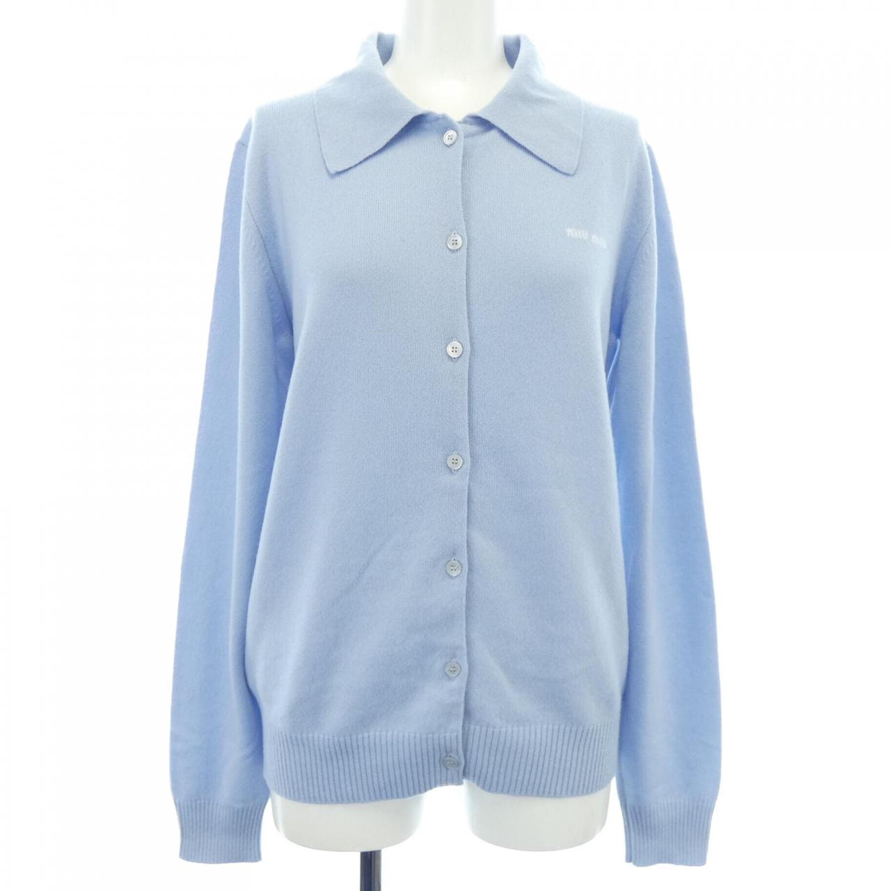 ミュウミュウ MIU MIU MIU MIUロゴ MMF890 S000 13S1 カーディガン