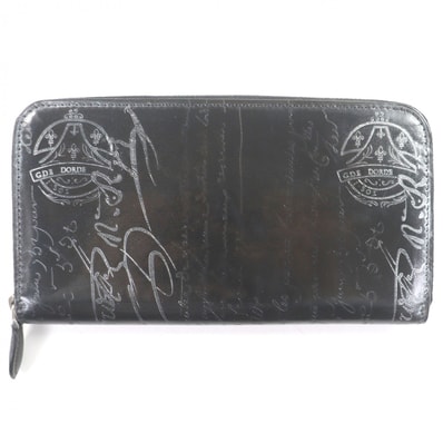 未使用品 ベルルッティ 長財布 イタウバ ダークブラウン メンズ