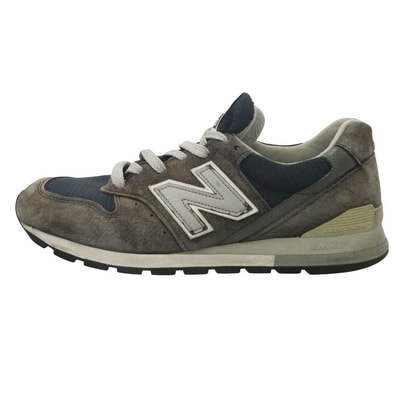 NEW BALANCE ニューバランス M996NAV スエード メッシュ ローカット スニーカー マルチカラー系 27.5cm【中古】