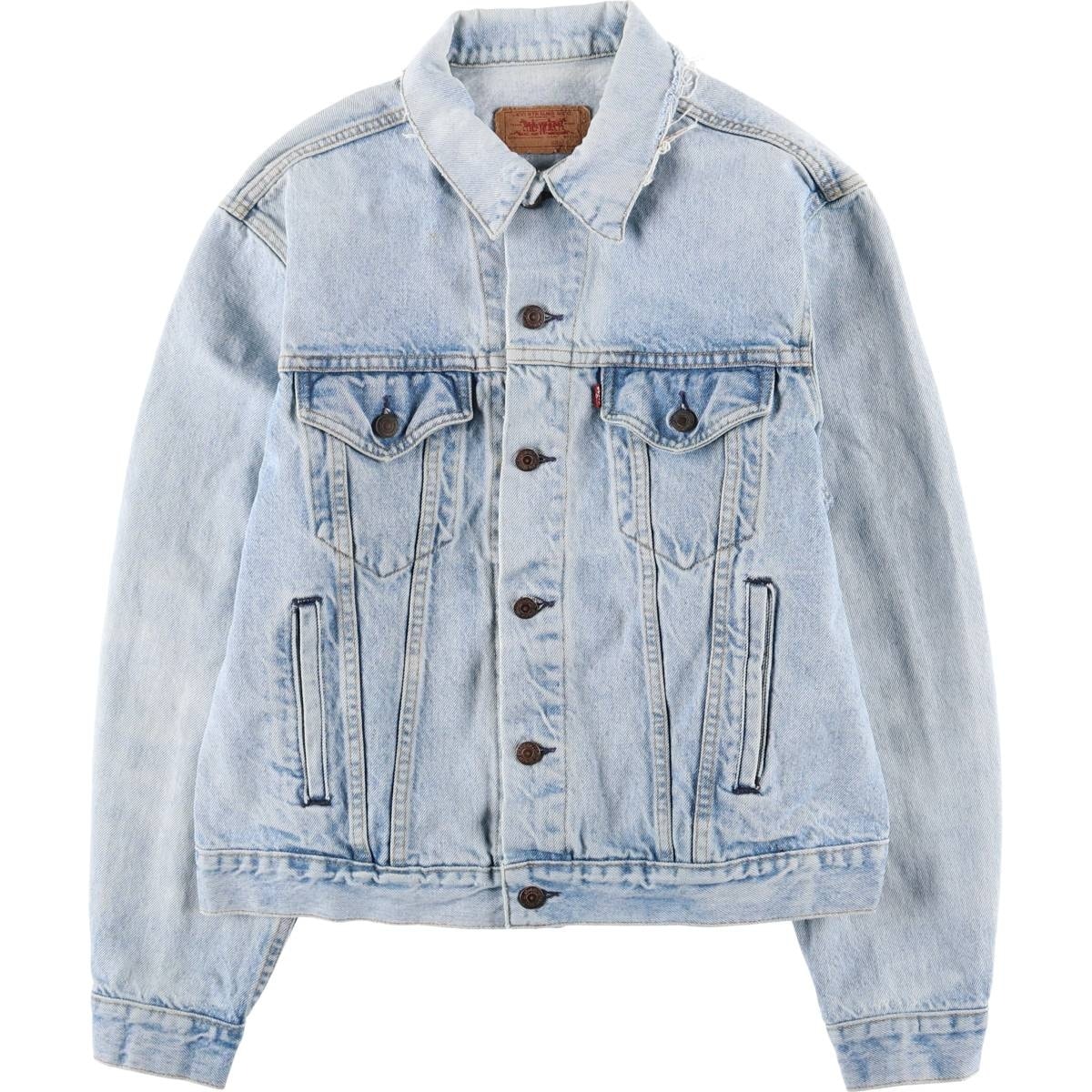 古着 リーバイス Levi's デニムジャケット Gジャン USA製 メンズL相当 ヴィンテージ/eaa591958