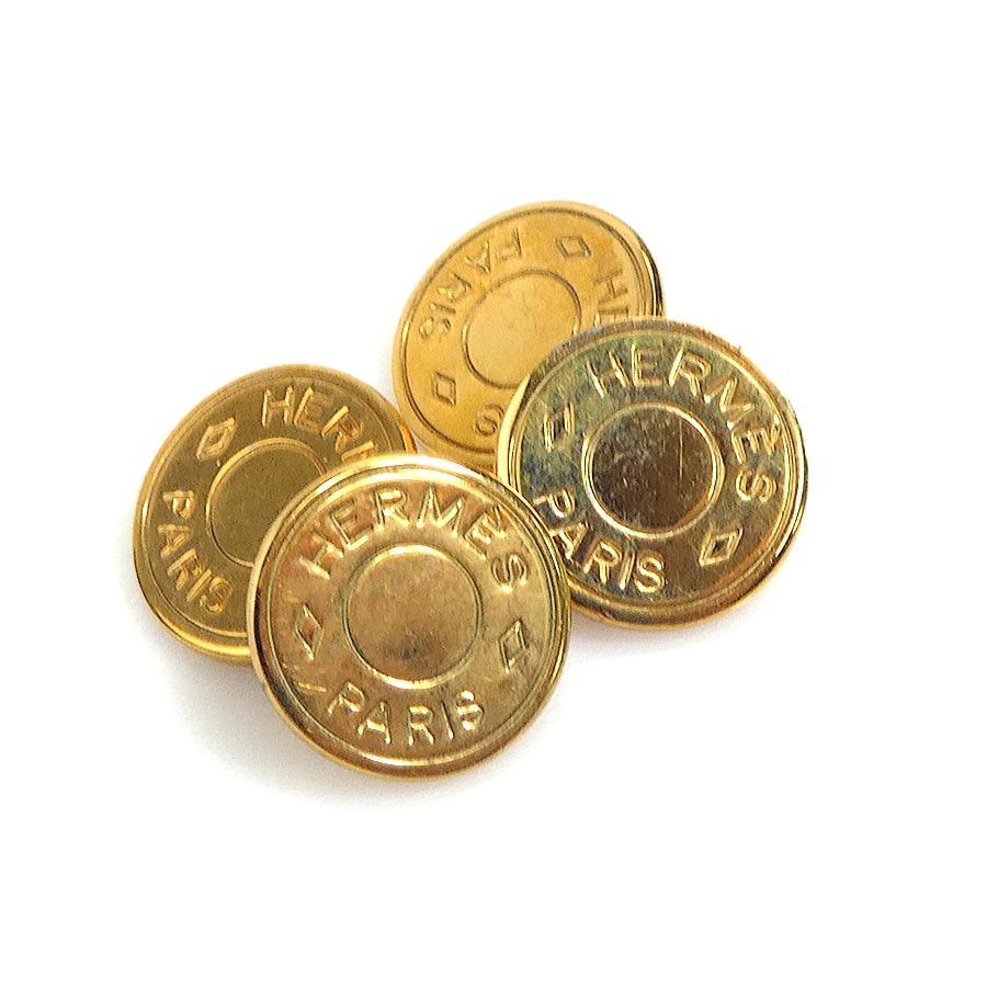 エルメス HERMES カフス セリエ メタル ゴールド レディース【中古】 e61106a