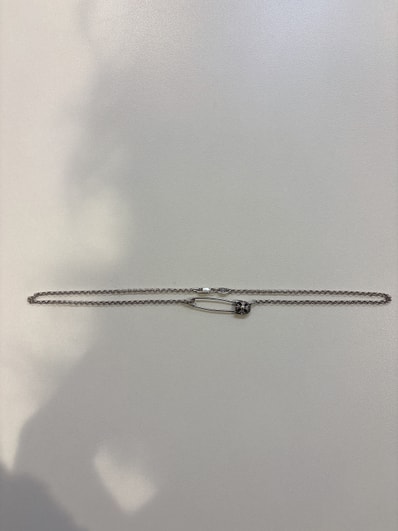 クロムハーツ セーフティピンネックレス 16インチ