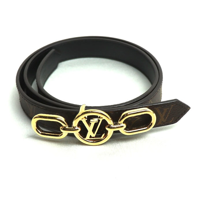 LOUIS VUITTON ルイ・ヴィトン LV サークル プライム 20MM ベルト モノグラム M0510X AC0264 レディース【中古】【美品】