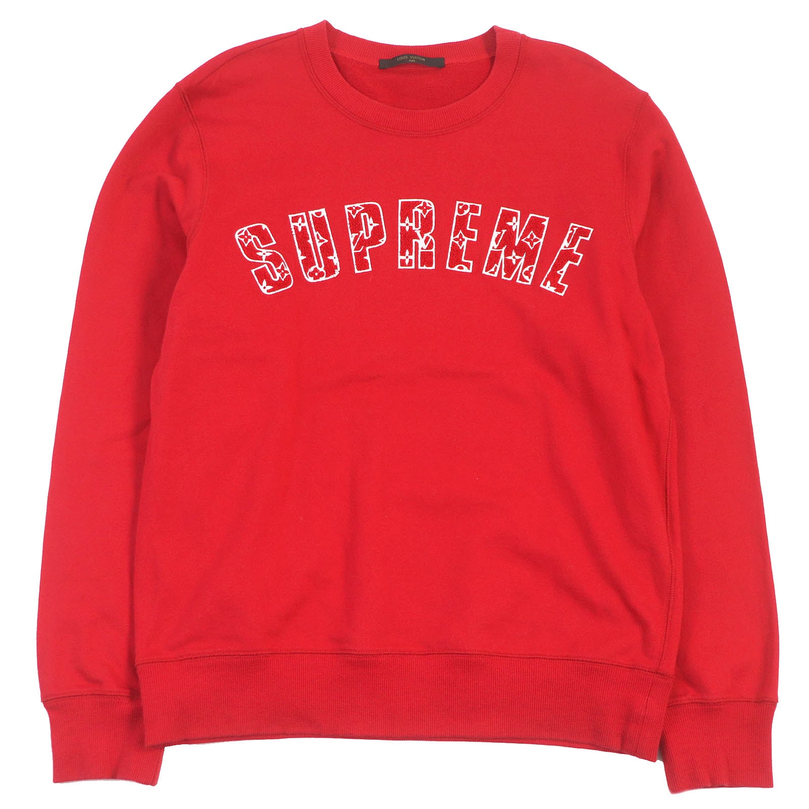 Supreme / Louis Vuitton Arc Logo Crewneck "Red"