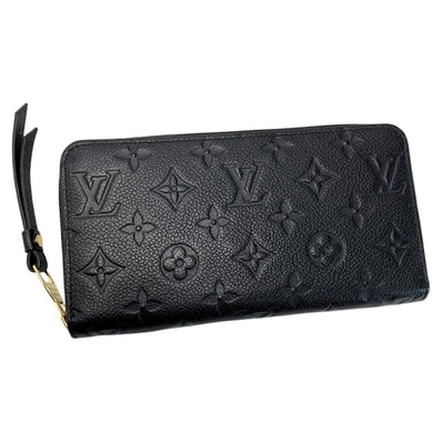 ☆☆LOUIS VUITTON ルイヴィトン モノグラム・アンプラント ジッピーウォレット M61864 ノワール ラウンドファスナー長財布