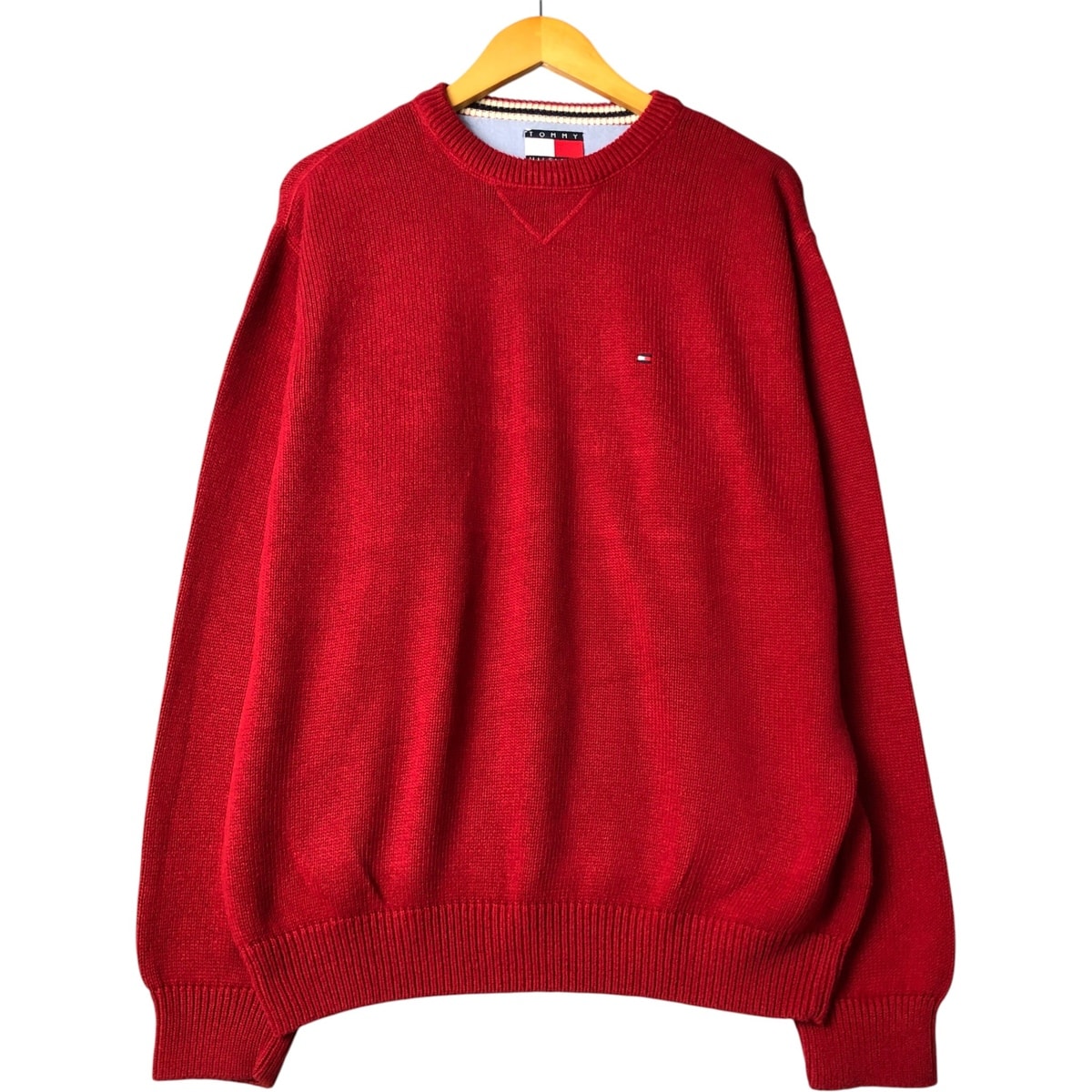 古着 90年代~ トミーヒルフィガー TOMMY HILFIGER コットンニットセーター メンズL相当 ヴィンテージ/eaa434303