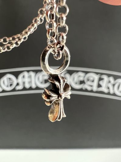クロムハーツ スタックチャーム& ロール チェーン ネックレス