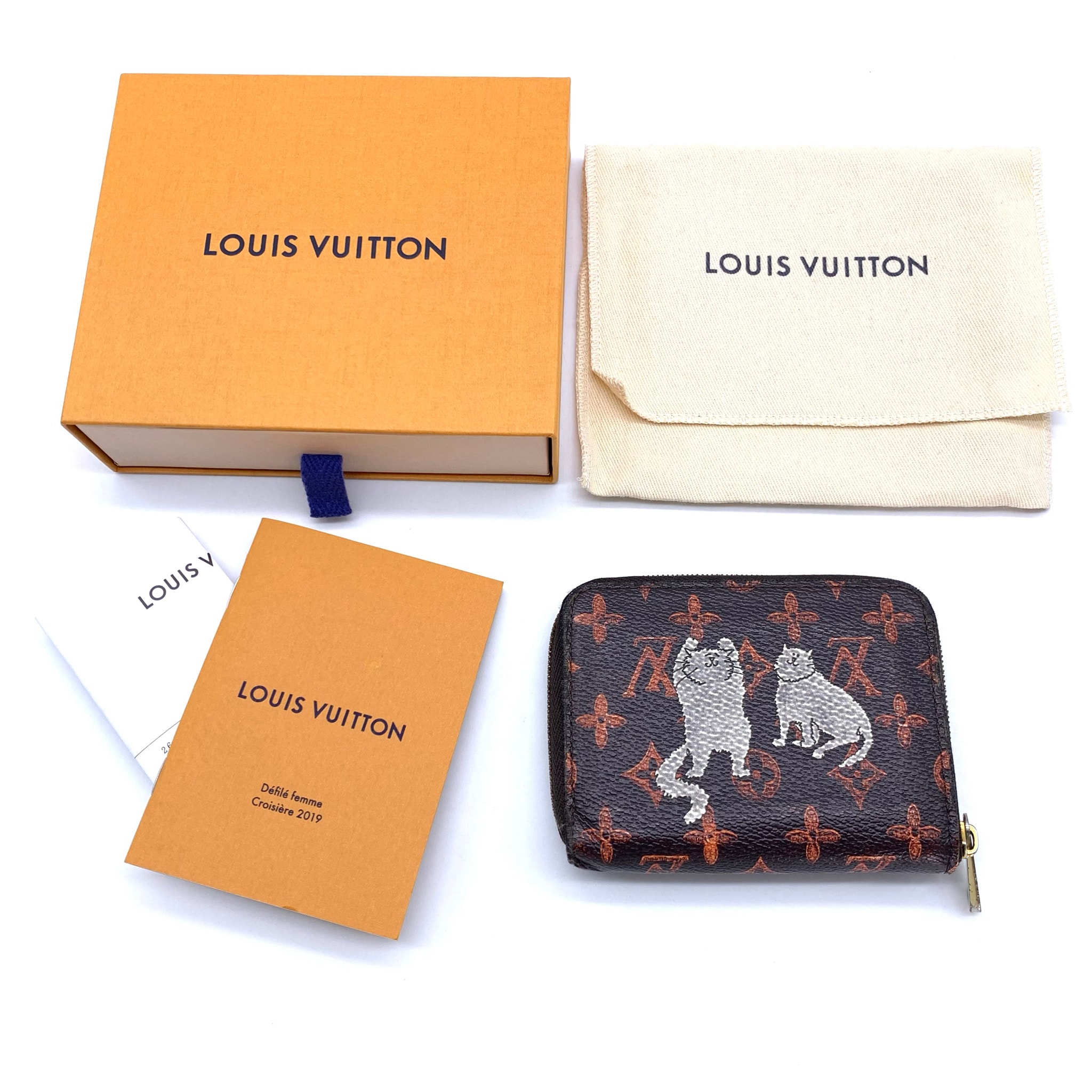 Louis Vuitton Zippy Coin Purse Monogram Catogram