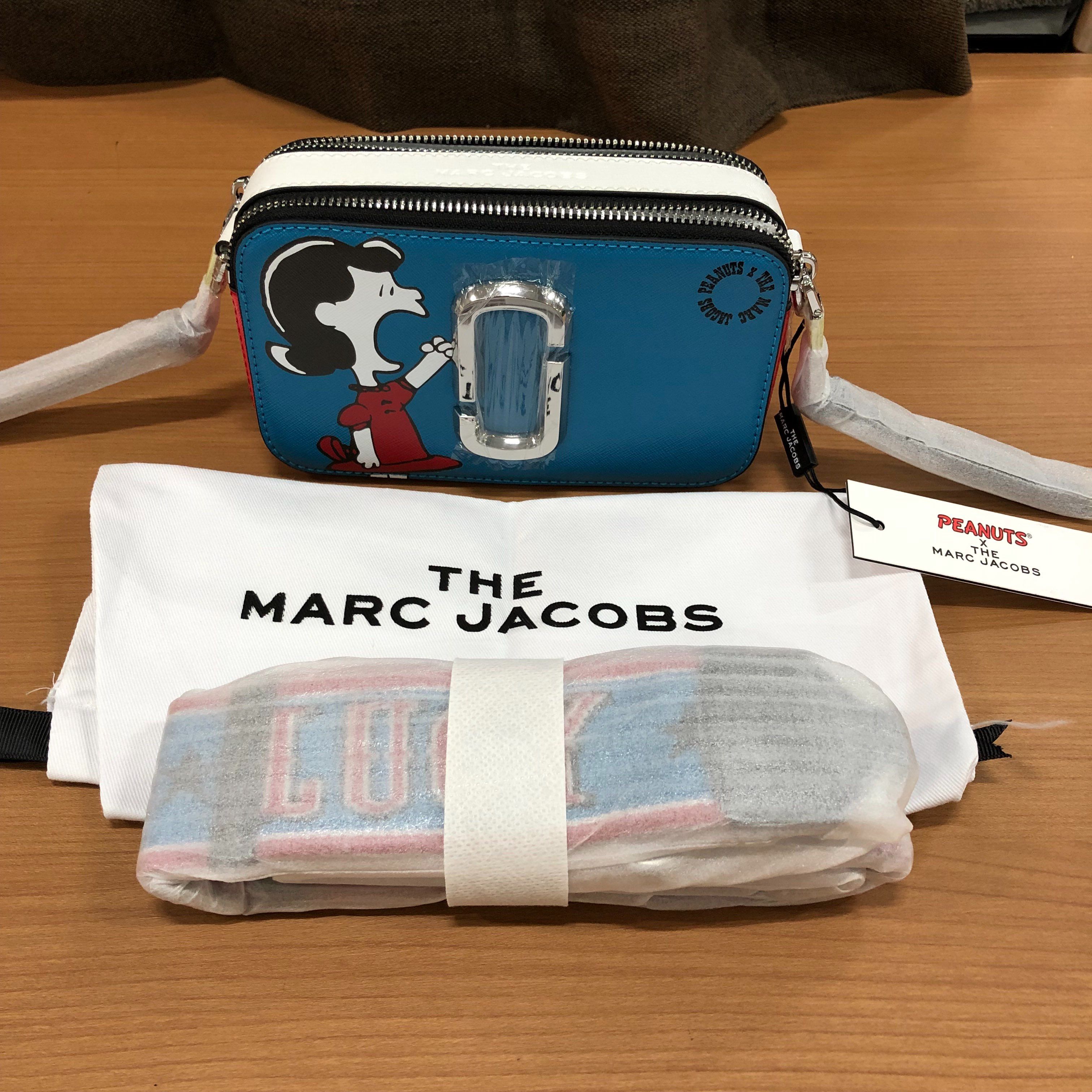 Marc Jacobs x Peanuts Snapshot Americana Shoulder Bag "Blue"