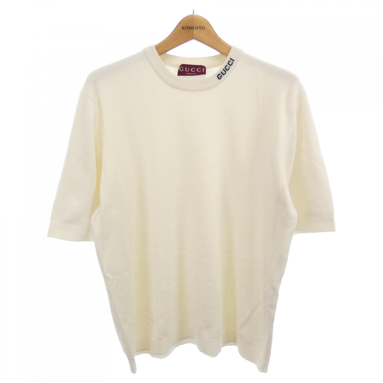グッチ GUCCI GUCCI インターシャ シルクコットンTシャツ 787736 XKD2A ニット