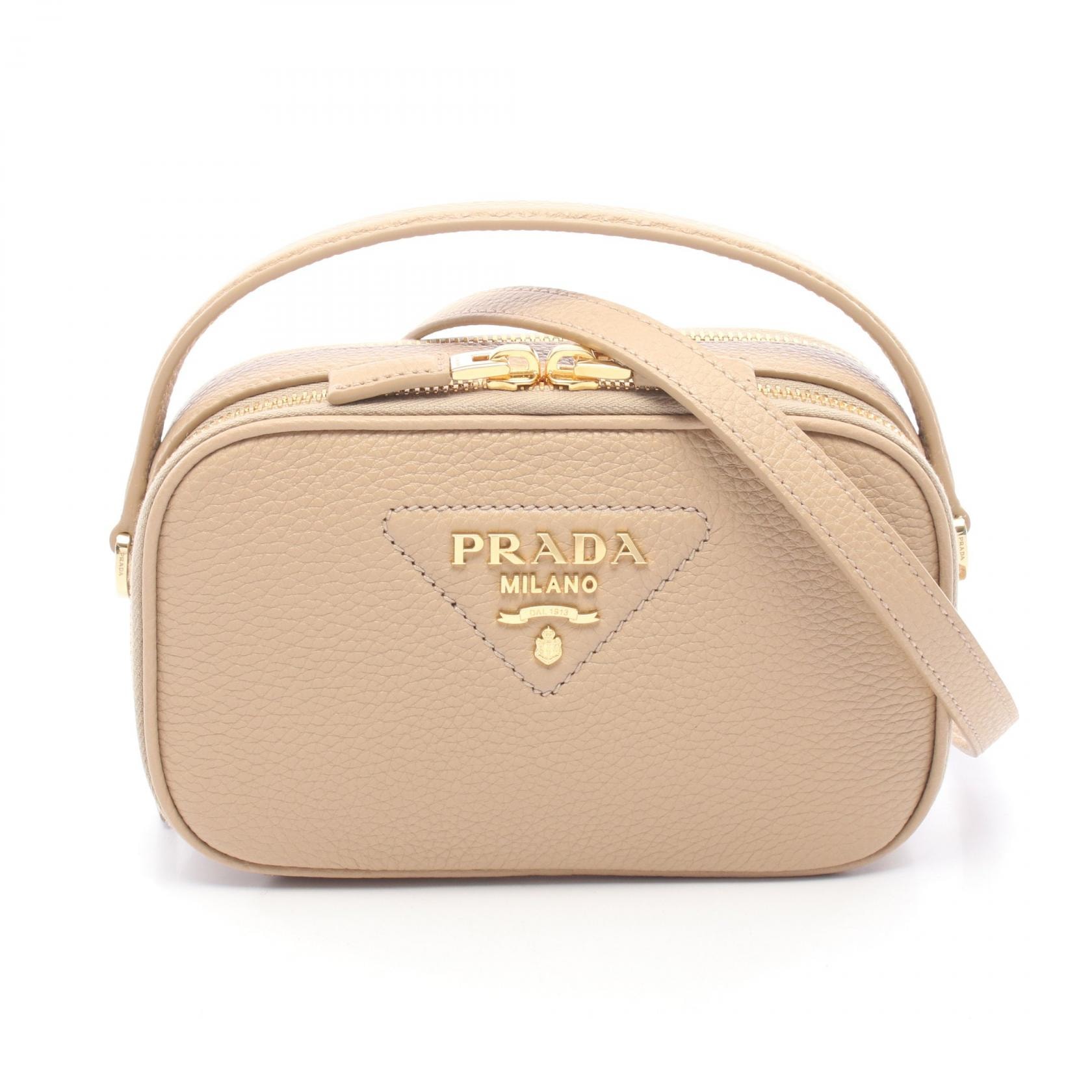 プラダ PRADA 2WAY ハンドバッグ バッグ レザー レディース ベージュ系 1BH2032DKVF0GCN 【新品】