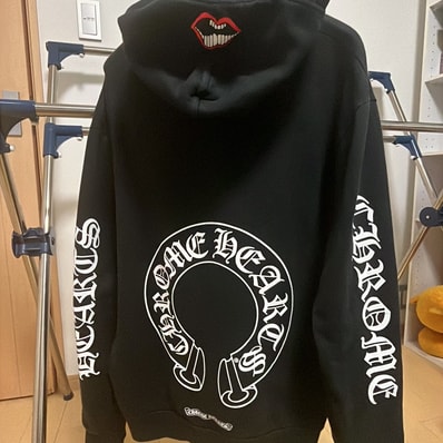 Chrome Hearts Matty Boy Chomper Horseshoe Hoodie "Black"