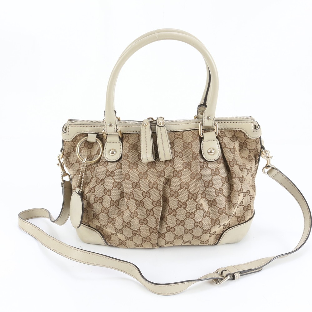 ■美品 グッチ GGキャンバススーキー 247902 ショルダーバッグ