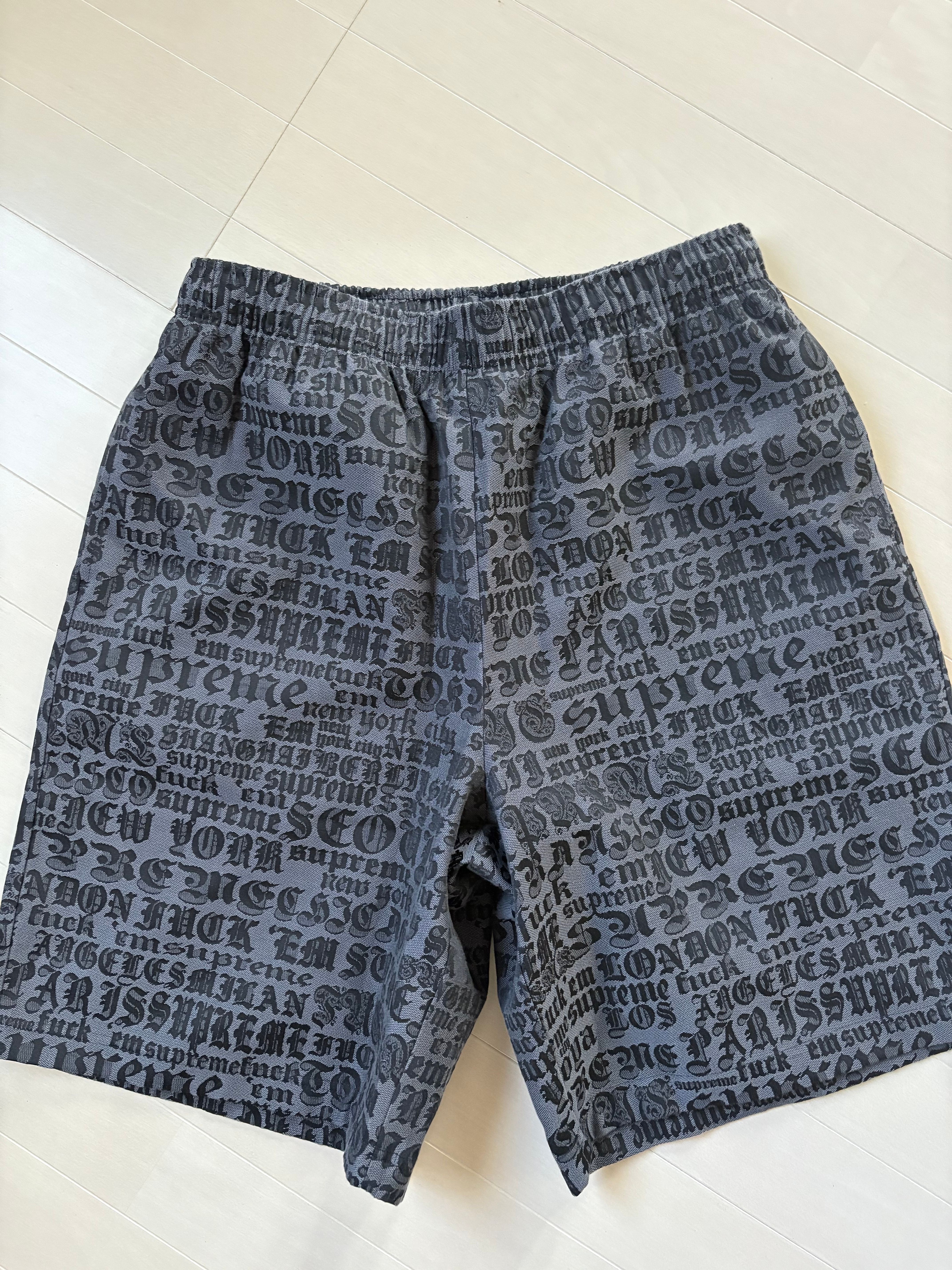 Supreme Cities Jacquard Short "Black"