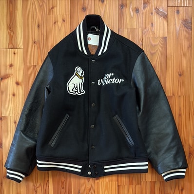 Victor Victor Worldwide Varsity Jacket "Black"