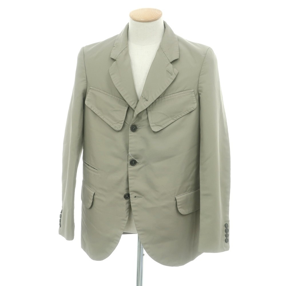 【中古】コムデギャルソン オムドゥ COMME des GARCONS HOMME DEUX 2025年春夏 ポリエステル カジュアルジャケット セージグリーン【サイズS】【メンズ】