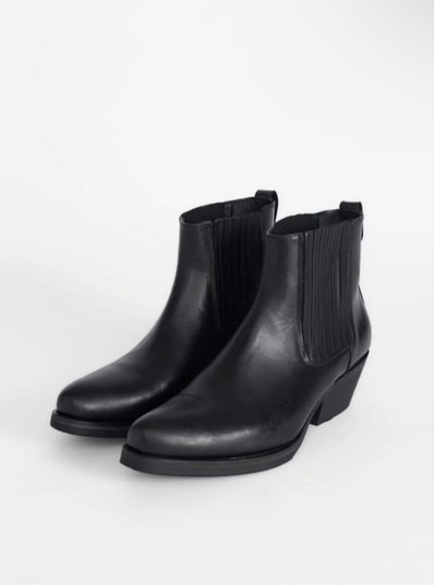 OUR LEGACY Cuban Boot Italian Calf Leather "Black" COCBBL