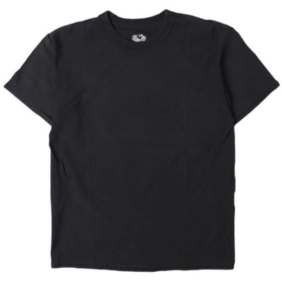 UNUSED x FRUIT OF THE LOOM アンユーズド フルーツオブザルーム 別注 インサイドアウト クルーネックTシャツ US2025 2 BLACK 半袖 トップス g27656