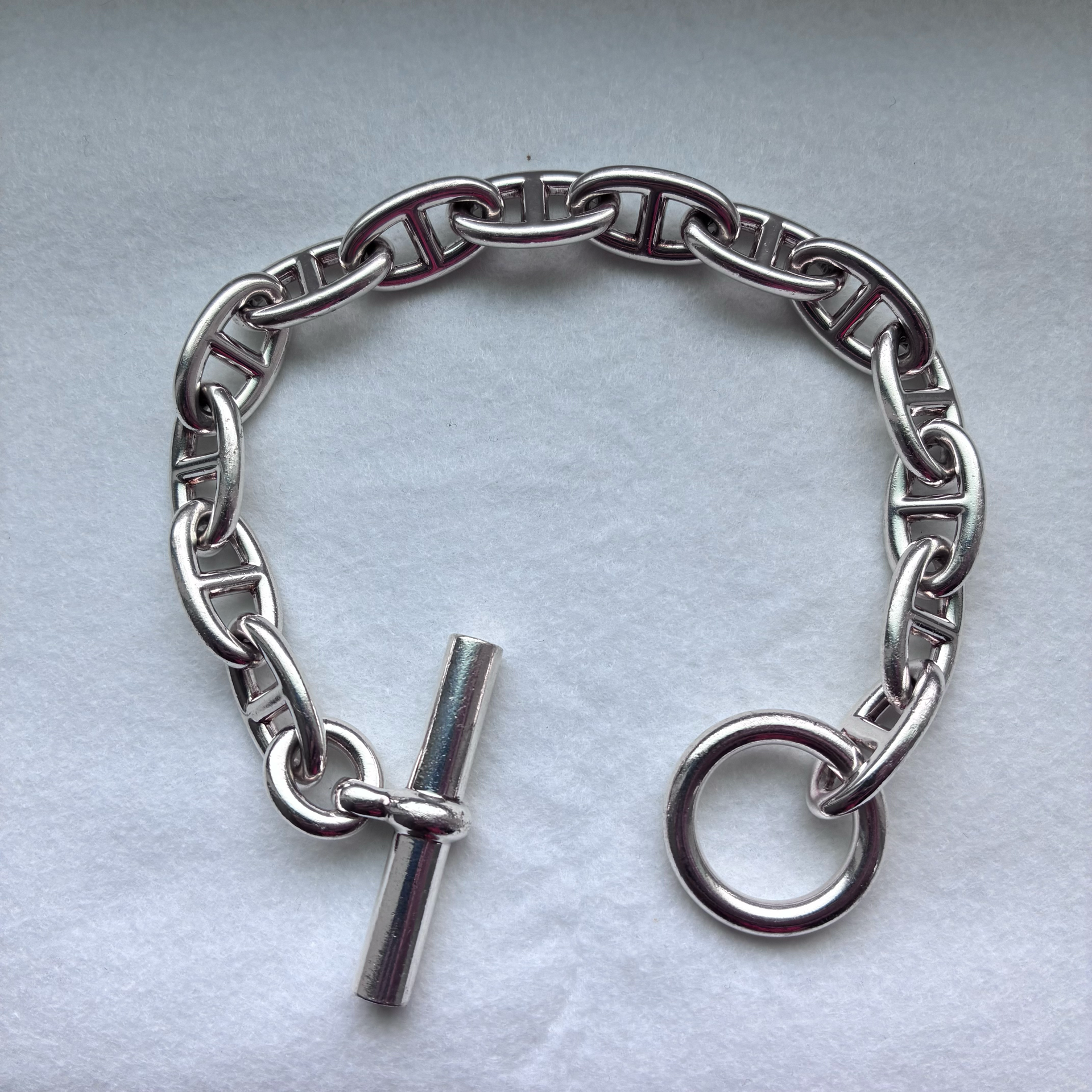 Hermes Chaine D'ancre GM Bracelet "Silver"