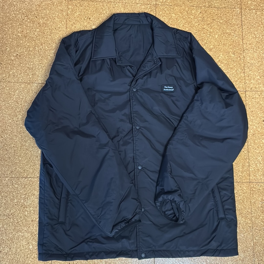 ENNOY Padded Nylon Coach Jacket "Black"