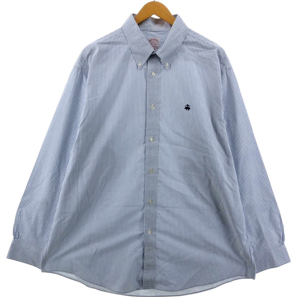 古着 ブルックスブラザーズ Brooks Brothers Est.1818 MADISON 長袖 ボタンダウンストライプシャツ メンズXL相当/eaa544982