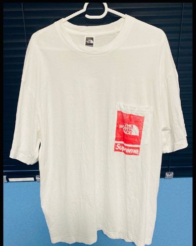 Supreme x The North Face Printed Pocket Tee "White"