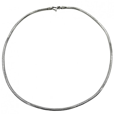 HERMES エルメス ネックレス スネークチェーン アクセサリー ヴィンテージ シルバー925 レディース 約23.2g【中古品】