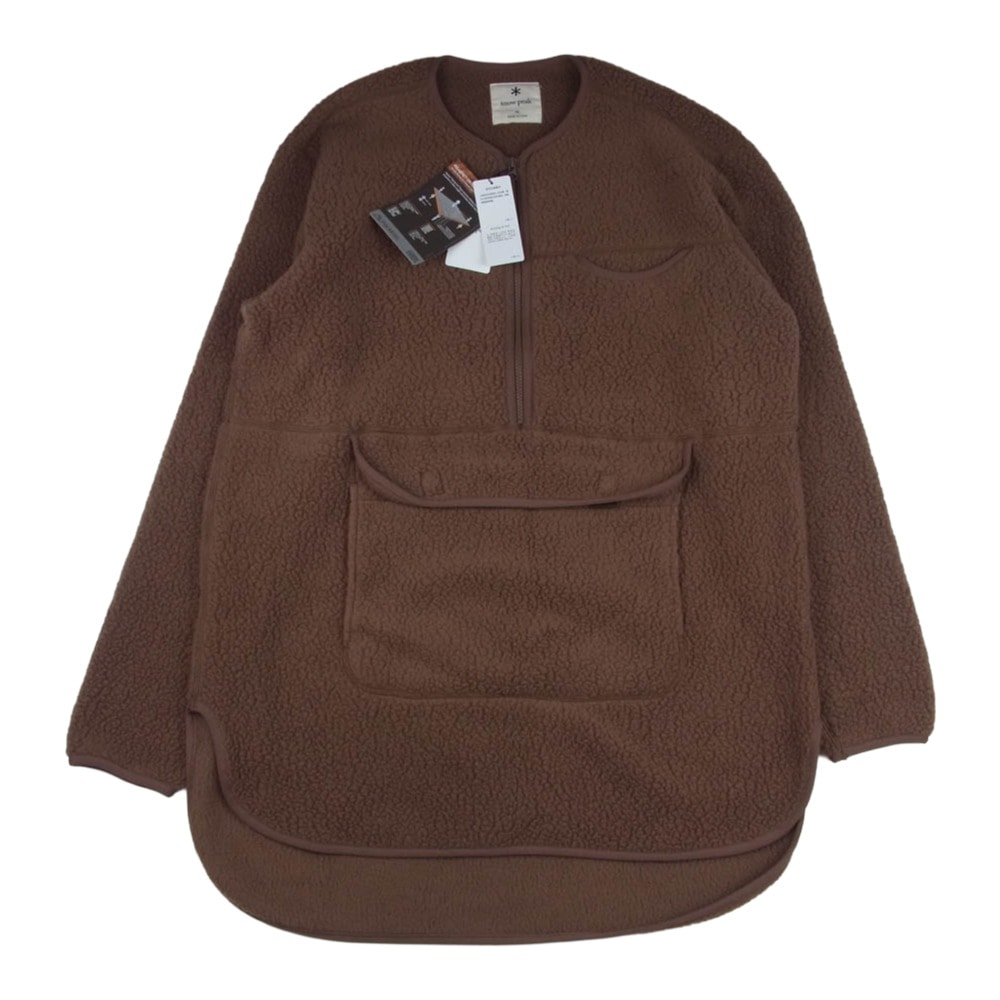snowpeak スノーピーク ジャケット SW-20AU00605BR Thermal Boa Fleece Jacket サーマル ボア フリース プルオーバー ジャケット ブラウン系 XL【極上美品】【中古】