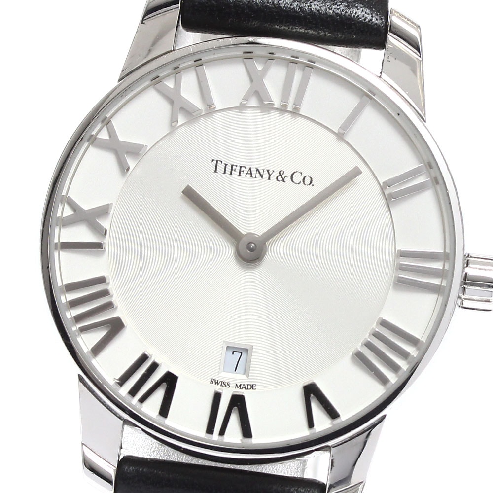ティファニー アトラスドーム デイト  クォーツ レディース 【中古】