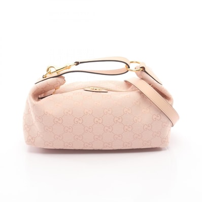 グッチ GUCCI バニティ ミディアム トップハンドルバッグ GGキャンバス 2WAY ハンドバッグ バッグ キャンバス レザー レディース ピンク系 857799AAF0Y6844 【新品】