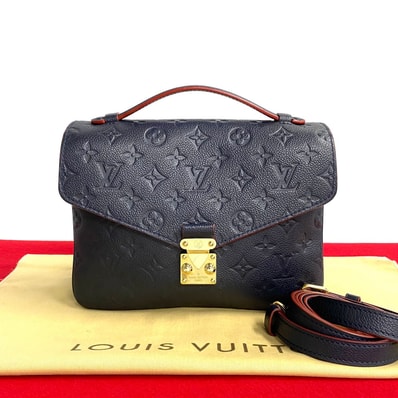 LOUIS VUITTON ルイヴィトン ポシェットメティス MM モノグラムアンプラント モノグラムアンプラント ショルダーバッグ ネイビー
19221