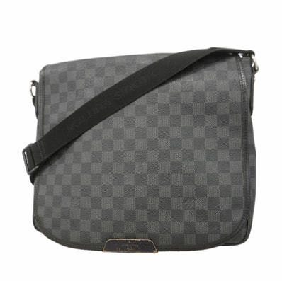 【6ib1412】ルイヴィトン ショルダーバッグ ダミエ・グラフィット ダニエルMM N58029 ブラック グレー【中古】メンズ