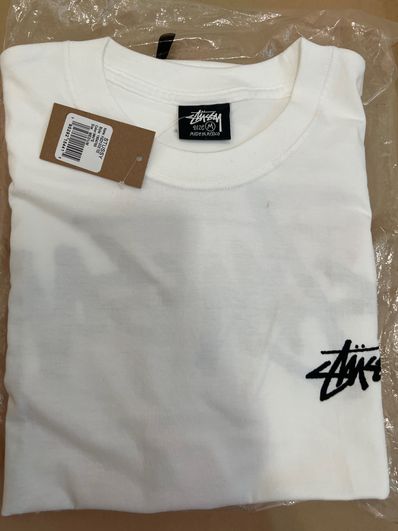 Stussy Fuzzy Dice Tee "White"