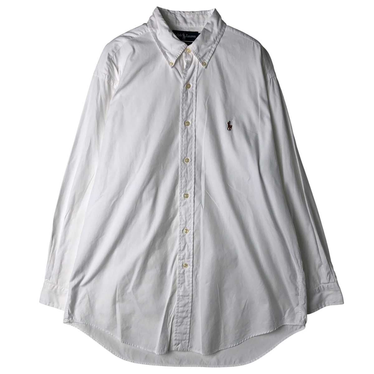 古着 ラルフローレン Ralph Lauren YARMOUTH 長袖 ボタンダウンシャツ メンズL相当/eaa611384