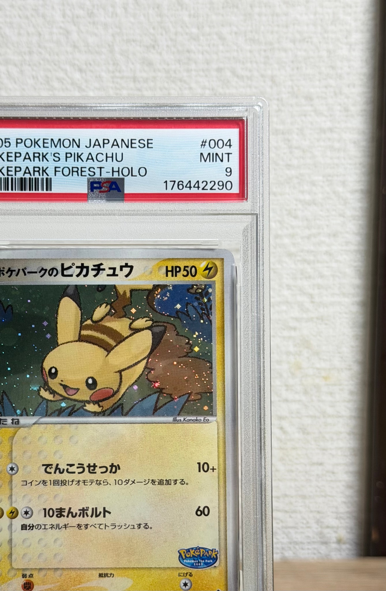 PSA9】ポケパークのピカチュウ [PCG 004/009](ポケパークプレミアム