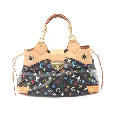 ルイ・ヴィトン LOUIS VUITTON ウルスラ モノグラムマルチカラー ノワール ハンドバッグ バッグ PVCコーティングキャンバス レザー レディース ブラック系 M40124 【中古】