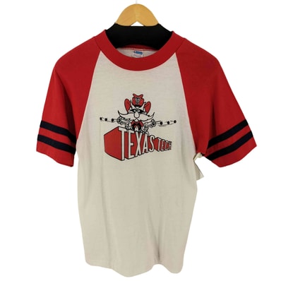 バータグ TEXAS TECH 染み込み ラグランカットソー【1136527606971】