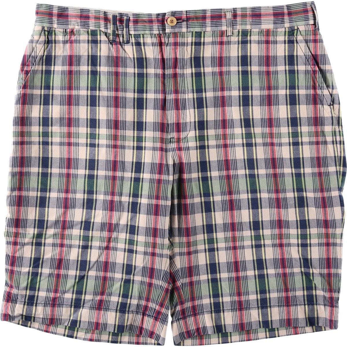 古着 ラルフローレン Ralph Lauren POLO by Ralph Lauren チェック柄 コットンショーツ ハーフパンツ メンズw37相当/eaa656826